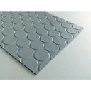 ワニ印 塩ビ養生マット コイン グレー 1.3mm厚×920mm×20...(4)