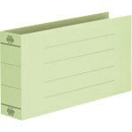 特長●地球環境にやさしい、カラフルでコピー用紙500枚が綴じられる厚綴じフラットファイルです。●丈夫で使いやすい、しかもエコ。●強度のある古紙パルプ配合の再生紙を使用です。仕様●色：グリーン●背幅(mm)：53●収納数(枚)：500●穴間隔(mm)：80●横(mm)：273●縦(mm)：138仕様2●フラットファイル●統一伝票サイズ原産国（名称）：ベトナム【代引きについて】こちらの商品は、代引きでの出荷は受け付けておりません。【送料について】北海道、沖縄、離島は送料を頂きます。
