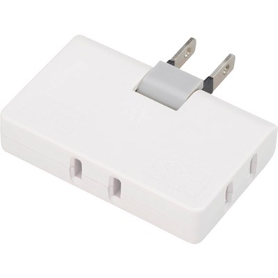 YAZAWA コーナータップ3個口ホワイト Y02ELPC300WH オフィス・住設用品 OA用品 OAタップ(代引不可)