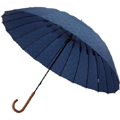 mabu 超軽量24本骨傘 江戸 紺 SMV40295 保護具 作業服 雨具(代引不可)【送料無料】