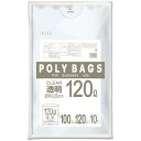 オルディ ポリバッグゴミ袋 120L 0.05mm 透明 10P P1...(3)