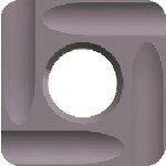 富士元 フェイス加工用Nタイプ精密級チップ 超硬M種 TiAlN NK6060 N43GUR 切削工具 面取り工具 工作機用面取り工具(代引不可)