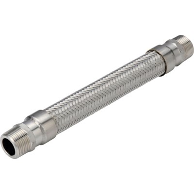 NFK オスニップル式フレキシブルホース 六角ニップルSUS304(ALLSUS304) 25A×500L N...