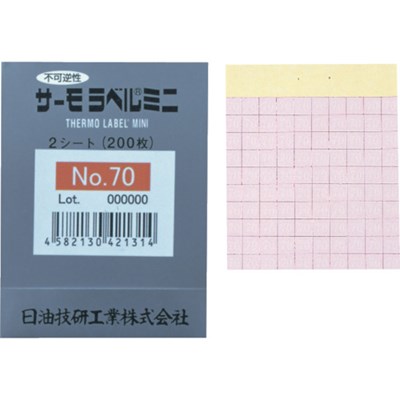日油技研 サーモラベルミニ 不可逆性 85度 NO.85 測定・計測用品 環境計測機器 熱感知・測定器(代引不可)【送料無料】