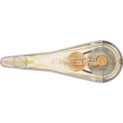 シード 修正テープ ケシワードぴーも詰替式 イエロー 4.2mm PM4H オフィス・住設用品 文房具 修正用品(..