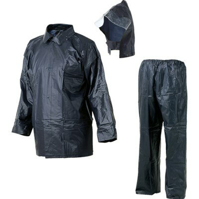おたふく RF-1 レインファクトリー(ビニール)・ネイビー M RF1M 保護具 作業服 雨具(代引不可)