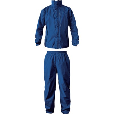 カジメイク ブリザテックレインスーツ ネイビー 3L 7740553L 保護具 作業服 雨具(代引不可)【送料無料】