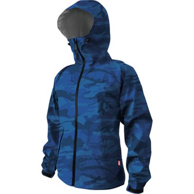 カジメイク ストレッチシールドジャケット ブルーカモ M 757045M 保護具 作業服 雨具(代引不可)【送料無料】 カジメイク ストレッチシールドジャケット ブルーカモ M 757045M 保護具 作業服 雨具(代引不可)【送料無料】