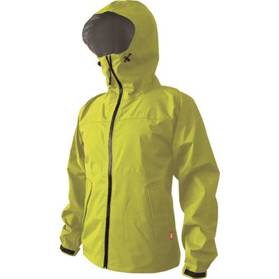 カジメイク ストレッチシールドジャケット ライム S 757084S 保護具 作業服 雨具(代引不可)【送料無料】