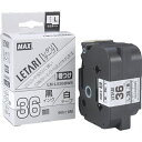 MAX ビーポップミニ用ラミネートテープ LM-L536BWS ケーブルマーキング用 白×黒文字 36mm幅×8m巻 LML536BWS オフィス・住設用品 オフィス備品 ラベル用品(代引不可)
