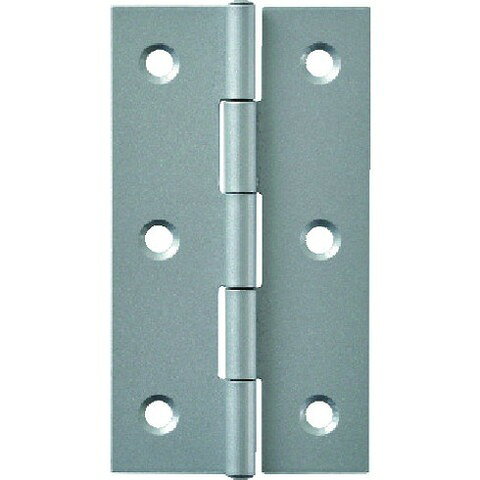 【商品詳細】●家具、小箱等　軽量扉用です。●全長(mm)：51.0●幅(mm)：30.5●厚さ(mm)：0.9●D2(mm)：4.4●ねじ穴数：4●穴径(mm)：4.0●木ねじ入数：5●耐荷重(kg)2個使用時：4●表面処理：焼付塗装仕上げ●表面処理：焼付塗装仕上げ●取付方法：木ねじ（付属）材質／仕上●鉄（SPCC）【代引きについて】こちらの商品は、代引きでの出荷は受け付けておりません。【送料について】北海道、沖縄、離島は送料を頂きます。