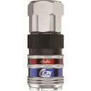 セイン シリーズ315 eSafe カップリング G3/8メネジ ロックリング付き 103152244 空圧用品 流体継手・チューブ 金属カップリング(代引不可...