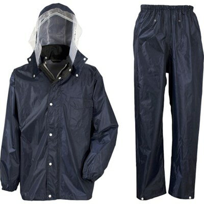 カジメイク ディフェンドレインスーツ ネイビー 4L 3293554L 保護具 作業服 雨具(代引不可) カジメイク ディフェンドレインスーツ ネイビー 4L 3293554L 保護具 作業服 雨具(代引不可)