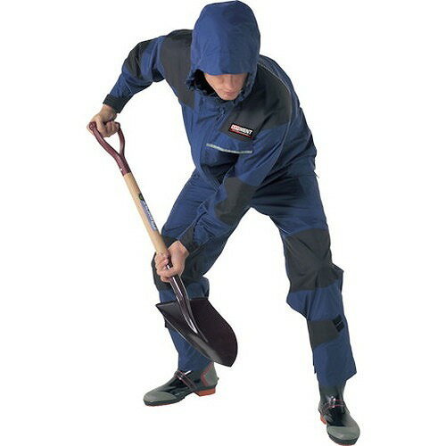 カジメイク KM-001 仕事合羽 チャコール M KM00174M 保護具 作業服 雨具(代引不可)【送料無料】