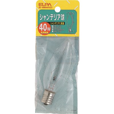 ELPA シャンデリアE17 G66HC 工事・照明用品 作業灯・照明用品 電球(代引不可) ELPA シャンデリアE17 G66HC 工事・照明用品 作業灯・照明用品 電球(代引不可)