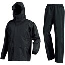 カジメイク 7541 ローリングレインスーツ ブラック L 754191L 保護具 作業服 雨具(代引不可)【送料無料】