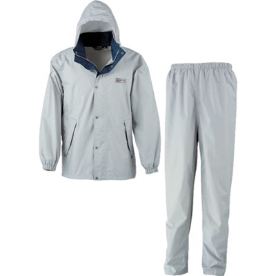 カジメイク エントラントレインスーツ2 シルバー 3L 7250713L 保護具 作業服 雨具(代引不可)【送料無料】