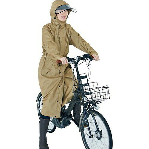 カジメイク 7440 サイクルモードレインコート オリーブ M 744058M 保護具 作業服 雨具(代引不可)【送料無料】