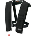 オーシャンライフ 自動膨張式ショルダータイプ 作業用ライフジャケット ブラック TYPE A LG1BK 環境改善用品 防災・防犯用品 避難用品(代引不可)【送...