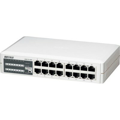 バッファロー 10/100M スイッチングハブ プラスチック筐体/電源内蔵モデル 16ポート LSW3TX16NP 電子機器 電気・電子部品 通信機器(代引不可)【送料無料】 バッファロー 10/100M スイッチングハブ プラスチック筐体/電源内蔵モデル 16ポート LSW3TX16NP 電子機器 電気・電子部品 通信機器(代引不可)【送料無料】