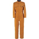 カジメイク T/C長袖つなぎ服 オレンジ M 660925M 保護具 作業服 つなぎ服(代引不可)【送料無料】