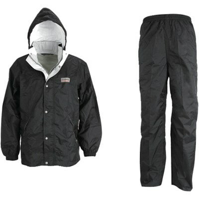 カジメイク エントラントレインスーツ2 ブラック 3L 7250913L 保護具 作業服 雨具(代引不可)【送料無料】 カジメイク エントラントレインスーツ2 ブラック 3L 7250913L 保護具 作業服 雨具(代引不可)【送料無料】