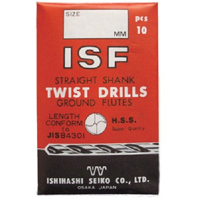ISF ストレートドリル 1.3mm ISSD1.3 切削工具 穴あけ工具 ハイスドリル(代引不可)