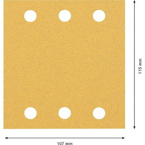 ボッシュ オービタルサンダーペーパー C470 115X107mm #80 10枚入り 2608900892 電...