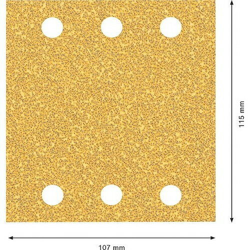 ボッシュ オービタルサンダーペーパー C470 115X107mm #40 10枚入り 2608900890 電...