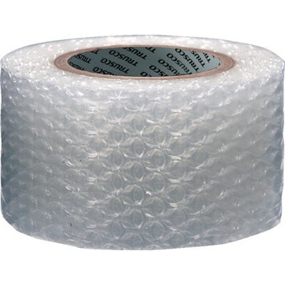 TRUSCO 気泡緩衝材(粘着タイプ)75mmx5m CRN755 梱包用品 梱包結束用品 緩衝材(代引不可)