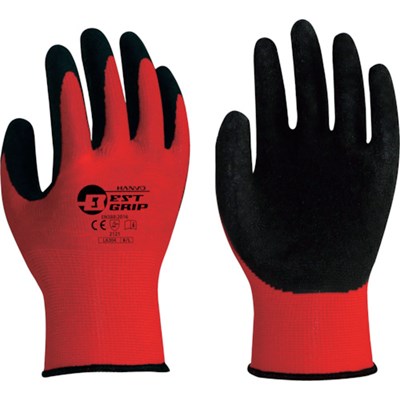 BESTGRIP 天然ゴム薄手 レッド M LA304RD1PM 保護具 作業手袋 すべり止め背抜き手袋(代引不可)