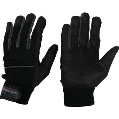 おたふく ピーユー・キング ブラックXグレー M K17BKGRM 保護具 作業手袋 合成皮革・人工皮革手袋(代引不可)