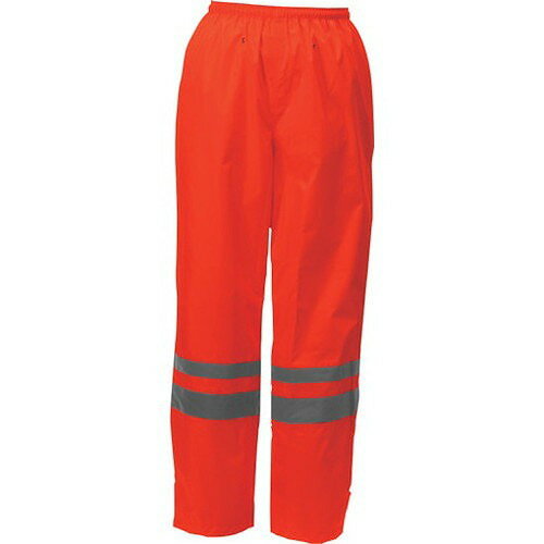 カジメイク 視認性レインスーツ オレンジ L 381025L 保護具 作業服 雨具(代引不可)【送料無料】