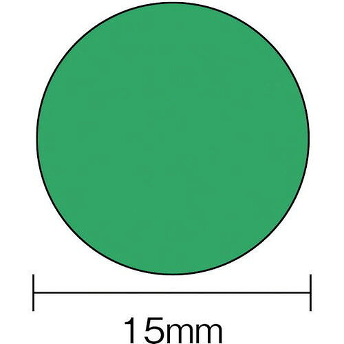 3M エーワン[[TM上]] カラーラベル 丸型 15mmΦ 青 (14枚入) 7022 オフィス・住設用...