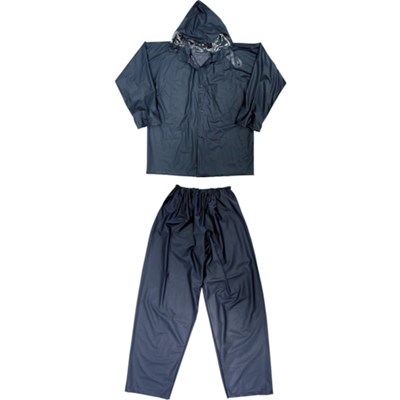 カジメイク レインワーク ネイビー LL 180055LL 保護具 作業服 雨具(代引不可)