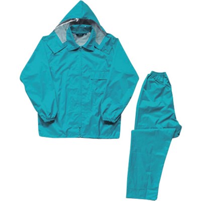 カジメイク セレクトレインスーツ ターコイズ LL 327053LL 保護具 作業服 雨具(代引不可)【送料無料】
