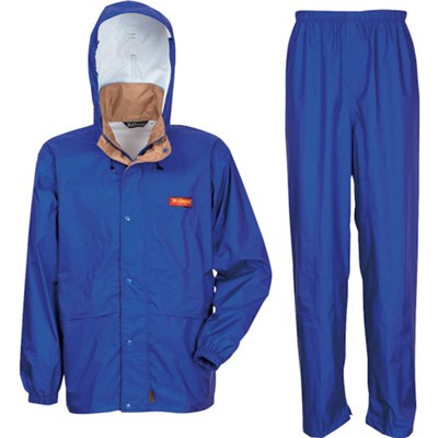 カジメイク エントラントレインスーツ ブルー 3L 7200453L 保護具 作業服 雨具(代引不可)【送料無料】