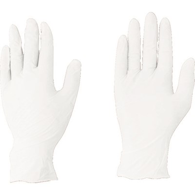 AS バイオラボフィットグローブ ラテフリーM (100枚入) 1462502 保護具 作業手袋 使い捨て手袋(代引不可)