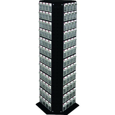 SHUTER 回転パーツスタンド 1230mm 144引出シ 黒色 RFO8144BK(代引不可)【送料無料】