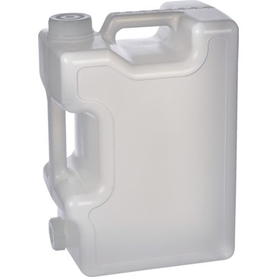 特長●持ち運びに便利な取手が縦と横に付いています。●逆目盛付で残液量がひと目で分かります。●中栓無しで中栓取り外しのわずらわしさを解消でき、液モレの心配もありません。●3L、5L、10Lの高さの寸法は全て同じですので、同じ高さのスペースに収納できます。●縦でも横でも使える四角形ボトルです。仕様●容量(L)：10●目盛間隔(ml)：500●幅(mm)：175●奥行(mm)：250●高さ(mm)：350●口径(mm)：φ43仕様2●口径：φ43mm材質／仕上●ボトル:ポリプロピレン(PP)●キャップ:高密度ポリエチレン(HDPE)原産国（名称）：日本【代引きについて】こちらの商品は、代引きでの出荷は受け付けておりません。【送料について】北海道、沖縄、離島は送料を頂きます。