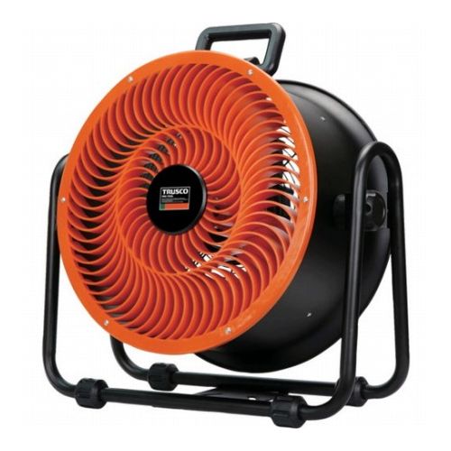 TRUSCO 【次回入荷予定6月下旬】全閉式DCモーター工場扇 ジェネラルファン・ブースト オレンジ 45CM(代引不可)【送料無料】