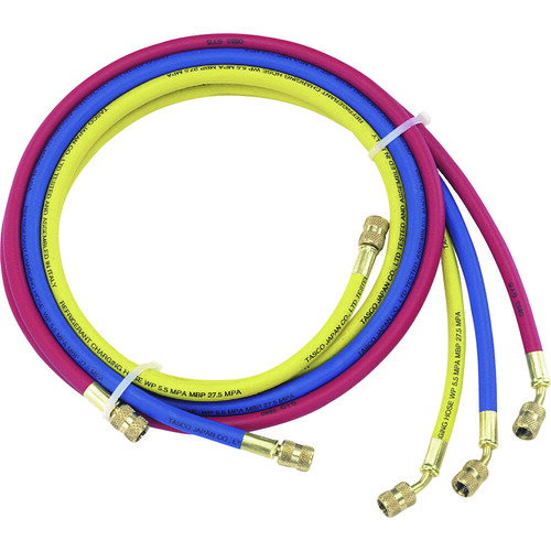 タスコ チャージホースセット TA136B 手作業工具 水道 空調配管用工具 マニホールド(代引不可)【送料無..