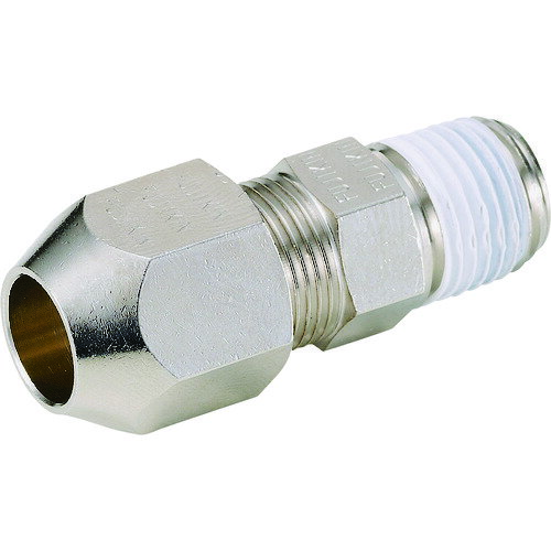 Fujikin 黄銅製リングジョイント ハーフユニオンRH-6MM×R1/8 RH6AR 工事 照明用品 管工機材 小径配管継手(代引不可)
