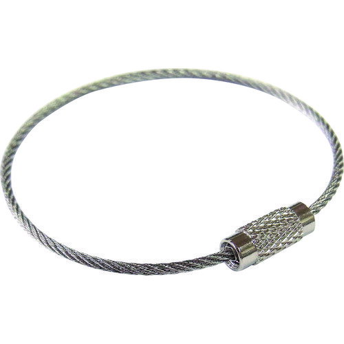 ニッサチェイン ステンレスキーワイヤー (100個入) SKE101 金物 建築資材 建築金物 ワイヤロープ(代引..