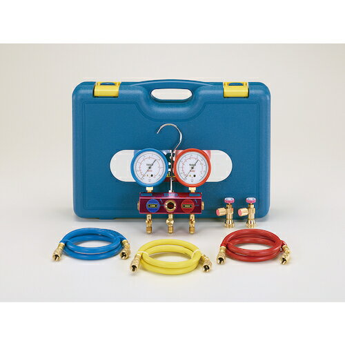 タスコ R410A/R32ゲージマニホールド TA122FA 手作業工具 水道 空調配管用工具 マニホールド(代引不可)【送料無料】