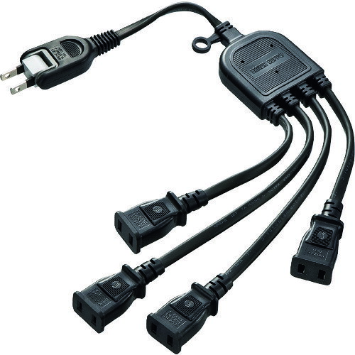 SANWA ACアダプタ専用電源延長コード ブラック TAPEX4BKN オフィス 住設用品 OA用品 OAタップ(代引不可)