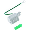 SANWA 3P→2P変換アダプタ(グレー) TAPAD1GYN オフィス 住設用品 OA用品 OAタップ(代引不可)