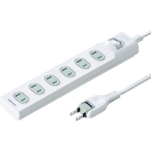 SANWA 火災予防安全タップ TAPTSH610SWN �