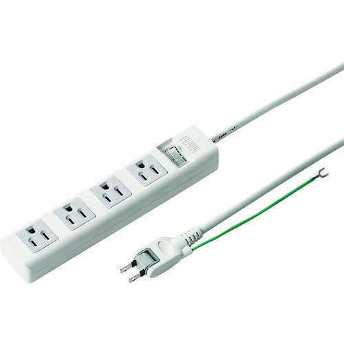 SANWA 電源タップ TAPN3450SWN オフィス �