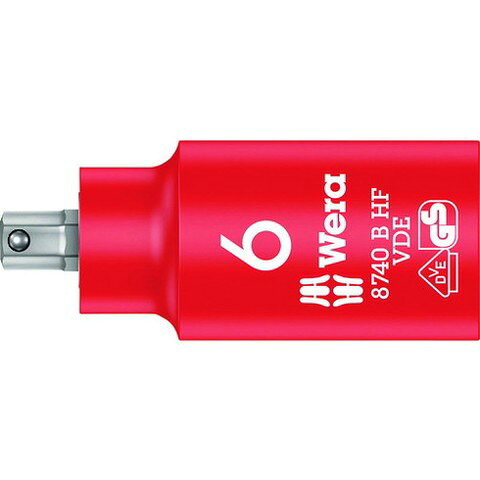 Wera 8740 B VDE 絶縁ホールディングファンションビットソケット SW 6.0 4902(代引...